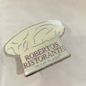 Trump Plaza Limited Edition Roberto’s Ristorante Enamel Pin